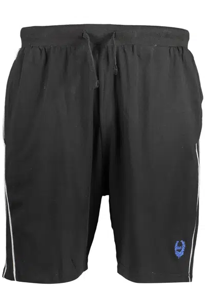GIAN MARCO VENTURI MEN'S BLACK SHORT PANTS