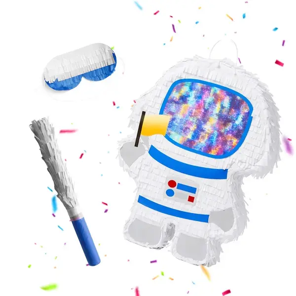 Relaxdays PIÑATA Barevná 3-dílná-sada Astronaut