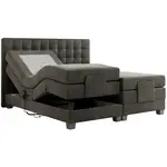 MKS POSTEL BOXSPRING ELEKTRO 160/200 - Šedá Samet - H3
