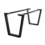 Metalo Pro KOVOVÉ NOHY KE STOLU Akron černá 140/70/72 cm