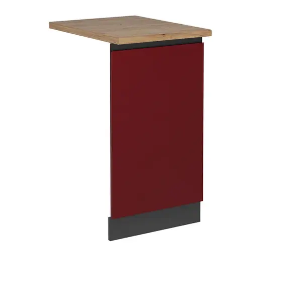 Vicco ČELNÍ PANEL MYČKY R-Line Červená 45 cm , PD Dub