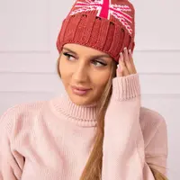 marka niezdefiniowana Dámská čepice Meghan K410 červená
