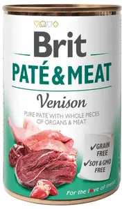 Konzerva Brit Paté & Meat Venison 400g