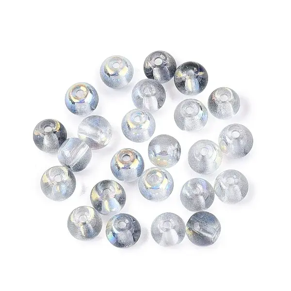 Electroplate Transparent Glass Beads