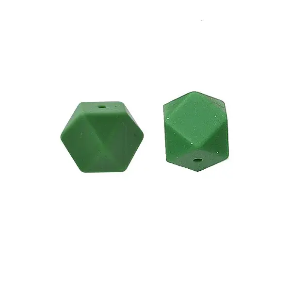 Hexagon Silicone Beads