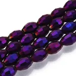 Electroplate Glass Beads Strands