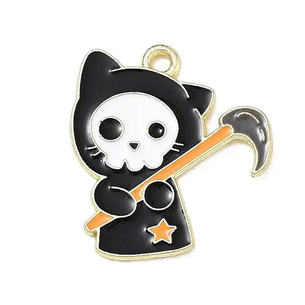 Halloween Alloy Enamel Pendants