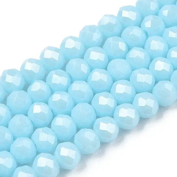 Electroplate Glass Beads Strands