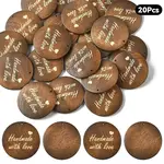 20Pcs Wood Pendants