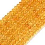 Transparent Crackle Glass Beads Strands