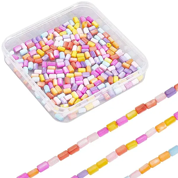 4 Strands Natural Freshwater Shell Dyed Beads Strands