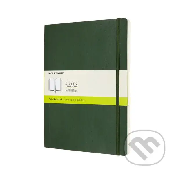 Moleskine - zelený zápisník Soft