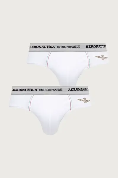 Aeronautica Militare  slipy pánské bavlněné s elastanem 2-pack