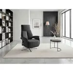 Sit & More RELAXAČNÍ KŘESLO, kůže, černá