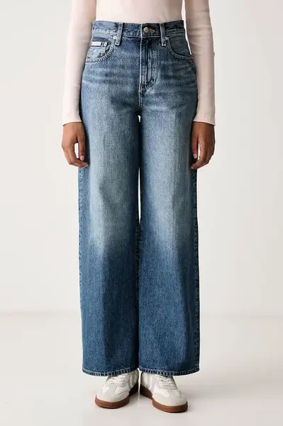 Calvin Klein Jeans  wide leg džíny dámské