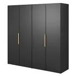 Selsey ŠATNÍ SKŘÍŇ Frame černá, 200 cm