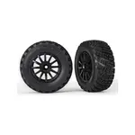 Traxxas kolo 2.2/3.0", disk Rally černý, pneu Gravel (2)