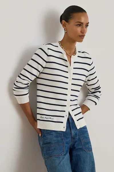 Lauren Ralph Lauren  Bavlněný kardigan