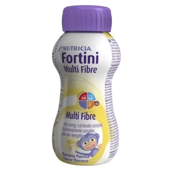 FORTINI Multifibre pre deti s príchuťou banánovou 200 ml