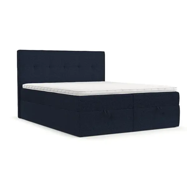 AltaBeds POSTEL BOXSPRING TIVRA 160/200 Námořnická modrá