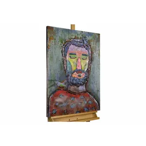 KUNSTLOFT KOVOVÝ OBRAZ NEONOVÝ BLESK, 60/90 CM