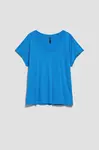 DÁMSKÉ TRIKO L-TS-4048 SVĚŽÍ MODRÁ