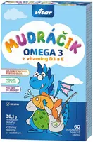 MUDráčik Omega 3 + Vitamíny D3, E