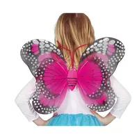 Guirca Detské krídla Motýľ ružový 50x37cm