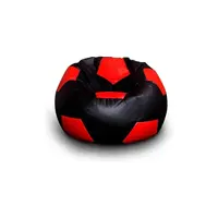 Sedací vak lopta mini 35x35 black/red