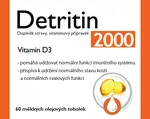 Detritin Vitamin D3 2000 IU 60 měkkých tobolek