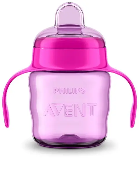 Philips AVENT Hrneček pro první doušky Classic 200 ml s držadly dívka