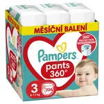 Pampers Pants vel. 3 (204 ks) – měsíční zásoba