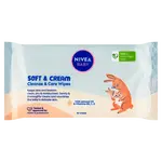 NIVEA Baby Čisticí a pečující ubrousky Soft & Cream 57ks
