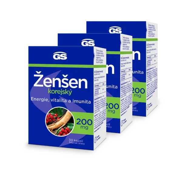 GS Korejský ženšen, 90 kapslí