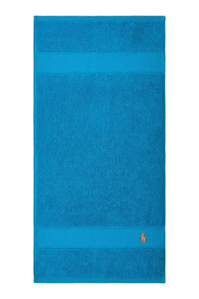 Bavlněný ručník Ralph Lauren POLOPLAY CoveBlu 40 x 75 cm modrá barva