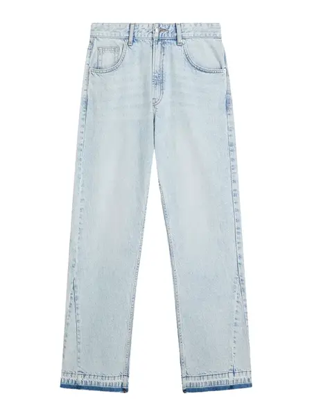 Bershka Džínsy  svetlomodrá