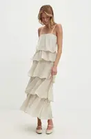 Šaty Answear.LAB béžová barva, maxi