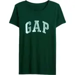 GAP V-SS LOGO CLASSIC TEE Dámske tričko, tmavo zelená, veľkosť