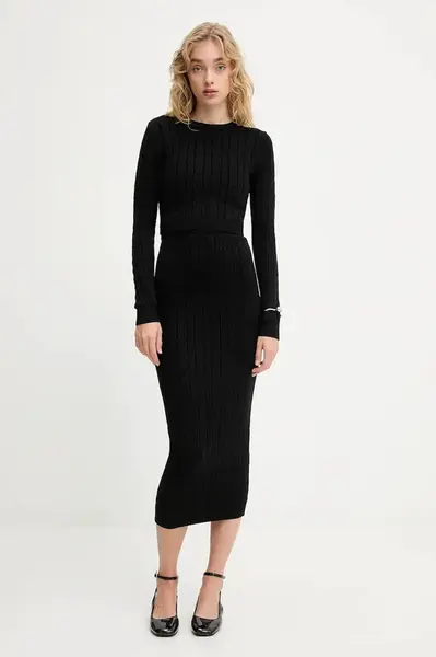 Svetr a sukně Answear.LAB dámský, černá barva