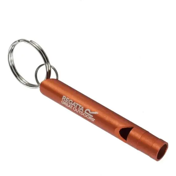 REGATTA OUTDOORS WHISTLE KEYRING Píšťalka, oranžová, velikost