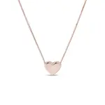 Náhrdelník v tvare srdca z ružového zlata KLENOTA