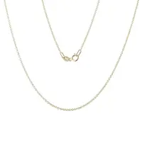 Zlatá dámska retiazka rolo v dĺžke 50 cm KLENOTA