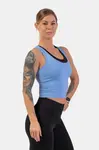 Dámské tílko Nebbia  Sporty Slim-Fit Crop Tank Top 422 light blue M