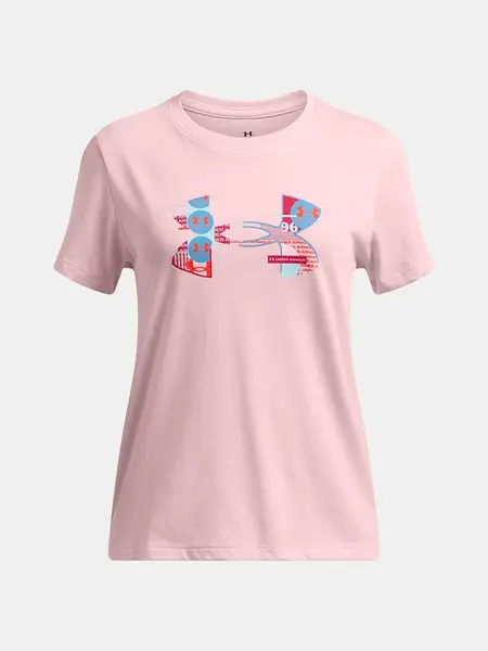 Dívčí tričko Under Armour UA Big Logo UA Fill SS - Holky