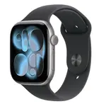 APPLE Watch 11 GPS 42mm vesmírně šedý hliník - černý sportovní řemínek - S/M