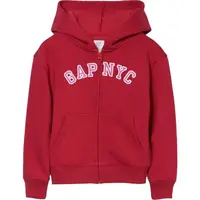 GAP V-FA LOGO HERITAGE FZ Dívčí mikina, červená, velikost