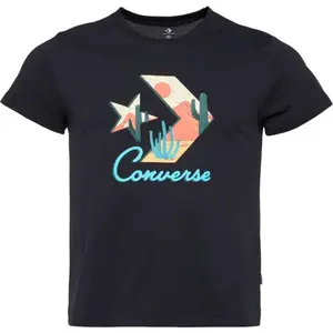 Converse STAR CHEV FILL TEE Dámské tričko, černá, velikost