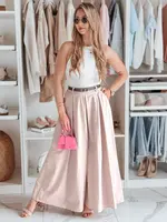 Růžové spodnicě-spodní s pasem FLOWES