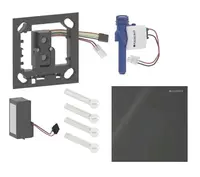 Geberit - Elektronické ovládání splachování pisoárů typ 40, síťové napájení, easy to clean, Bluetooth, matná černá 116.024.14.1