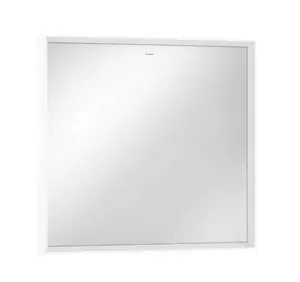 Hansgrohe Xarita E - Zrcadlo s LED osvětlením a vyhříváním, 80x70 cm, IR senzor, matná bílá 54996700